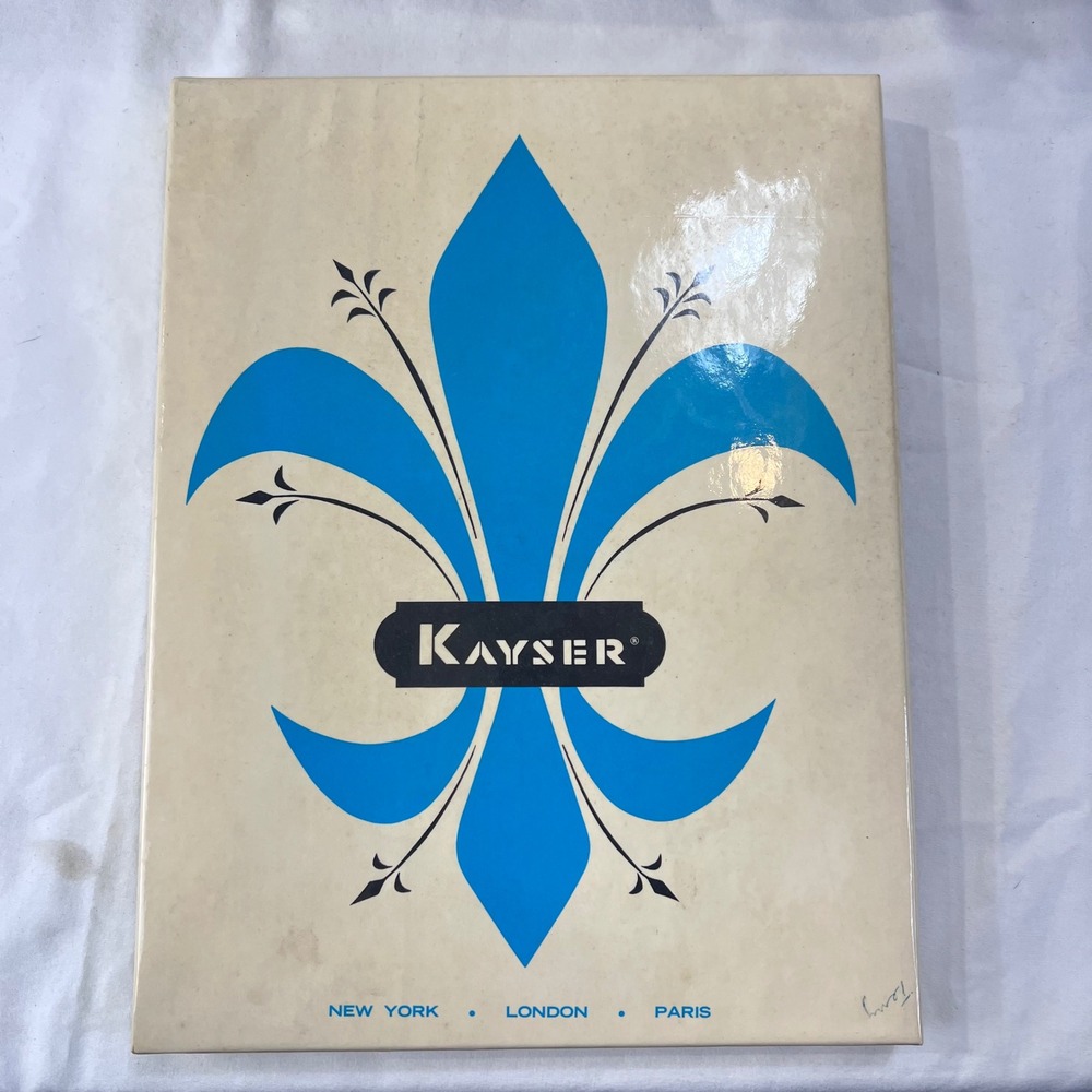 Vintage Kayser K-1 Seamless Mesh Hosiery 1 Pair Honeysweet Size 10M Original Box